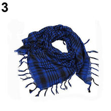 将图片加载到图库查看器，Fashion Unisex Lightweight Military Arab Tactical Desert Army Shemagh Keffiyeh Scarf Outdoor Unisex Army Military Tactical Arab Shemagh Cotton Scarves Hunting Keffiyeh Arabic Muslim Head Wrap Paintball Head Scarf Face Mesh Desert Bandanas
