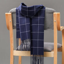 Load image into Gallery viewer, Fashion Winter Casual Classic Soft Plaid Popular Couple Lightweight Tartan Muffler Warm Scarf Cashmere Scarves Shawls Wraps Lightweight Women Warm Lattice Scarves Cashmere Hijab For Women
