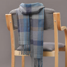 Load image into Gallery viewer, Fashion Winter Casual Classic Soft Plaid Popular Couple Lightweight Tartan Muffler Warm Scarf Cashmere Scarves Shawls Wraps Lightweight Women Warm Lattice Scarves Cashmere Hijab For Women
