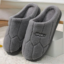 将图片加载到图库查看器，Fashion Winter Home Plush Slippers For Women Couples Non Slip House Shoes Unisex Men Indoor Bedrom House Slippers Cozy Fluff Bedroom Slippers Spa Slippers Closed Toe Design
