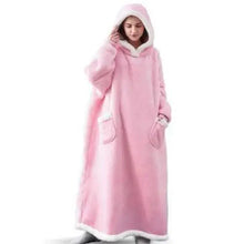 Load image into Gallery viewer, Fashion Winter Oversized Hoodies Sweatshirt Women Men Pullover Giant TV Blanket Hoodie Super Long Blanket With Sleeves  Super Long Flannel Blanket with Sleeves Winter Hoodie for Women Men Giant Fleece Pullover Oversized Hoodie
