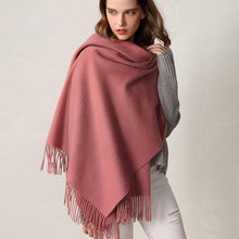 将图片加载到图库查看器，Fashion Winter Soft Wool Scarf Thickening Cashmere Lightweight Scarves Elegant Scarves Cashmere Escharpe Scarfs Lightweight Shawls Hijabs Shawls Scarves Warm Warps For Women
