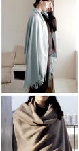 将图片加载到图库查看器，Fashion Winter Soft Wool Scarf Thickening Cashmere Lightweight Scarves Elegant Scarves Cashmere Escharpe Scarfs Lightweight Shawls Hijabs Shawls Scarves Warm Warps For Women
