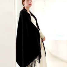 将图片加载到图库查看器，Fashion Winter Soft Wool Scarf Thickening Cashmere Lightweight Scarves Elegant Scarves Cashmere Escharpe Scarfs Lightweight Shawls Hijabs Shawls Scarves Warm Warps For Women
