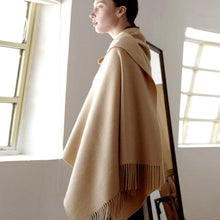 将图片加载到图库查看器，Fashion Winter Soft Wool Scarf Thickening Cashmere Lightweight Scarves Elegant Scarves Cashmere Escharpe Scarfs Lightweight Shawls Hijabs Shawls Scarves Warm Warps For Women
