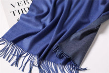 Load image into Gallery viewer, Fashion Winter Solid Soft Scarf Cashmere Lightweight Scarves Shawls Cashmere Escharpe Scarfs Lightweight Shawls Hijabs Shawls Escharpe Elegant Wrap Blanket Bandana Tassel For Lady
