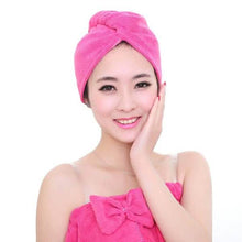 Load image into Gallery viewer, Fashion Women Microfiber Dry Hair Towel
