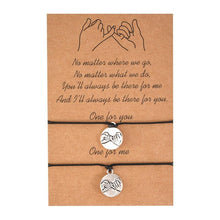 Load image into Gallery viewer, Fashion Women Pinky Promise Couple Bracelet Pinky Swear Friendship Pinky Promise Charm Best Friend Distance Matching Friendship Bracelets Gift For Friend Mother Couple Family Women Teen Girls
