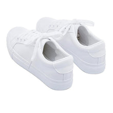 Load image into Gallery viewer, Fashion  Women's Vulcanize White Shoes Spring New Casual Classic Leather Women Casual White Sneakers Casual Sports Flat Low Top Sneaker Lace-up Classic Shoes
