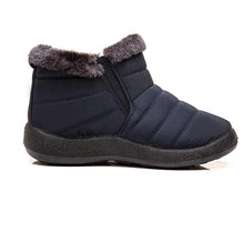 Load image into Gallery viewer, Fashion Womens Waterproof Boots Snow Boots For Winter Casual Lightweight Ankle Warm Winter Boots Fur Lined Warm Ankle Boots Slip On Waterproof Outdoor Booties Comfortable Shoes For Women

