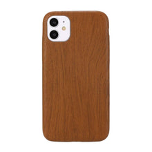 Load image into Gallery viewer, Fashion Wood Like Phone Cases for iPhone 13 12 11 Pro Max Anti Knock Back Cover for iPhone X XR XS Max 7 8 Plus Se Unique &amp; Classy Minimalistic Cover Wireless Charging Compatible Real Wooden Case for iPhone
