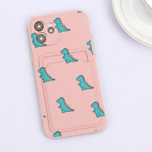 将图片加载到图库查看器，Fashionable Anti-Scratch Soft Lining Protective Case For iPhone Cases Card Holder Cute Flower Heart Phone Case For iPhone 12 13 Mini Pro Beautiful Design  Soft Iphone Case
