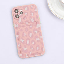 将图片加载到图库查看器，Fashionable Anti-Scratch Soft Lining Protective Case For iPhone Cases Card Holder Cute Flower Heart Phone Case For iPhone 12 13 Mini Pro Beautiful Design  Soft Iphone Case
