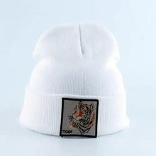 Load image into Gallery viewer, Fashionable Warm Animal Theme Wolf Knitted Unisex Beanies For Women Soft And Comfortable Beanies For Winter And Autumn
