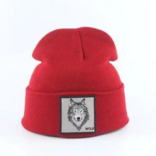 Load image into Gallery viewer, Fashionable Warm Animal Theme Wolf Knitted Unisex Beanies For Women Soft And Comfortable Beanies For Winter And Autumn
