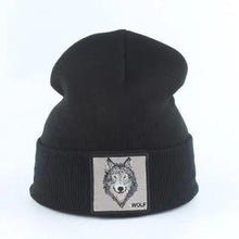 Load image into Gallery viewer, Fashionable Warm Animal Theme Wolf Knitted Unisex Beanies For Women Soft And Comfortable Beanies For Winter And Autumn
