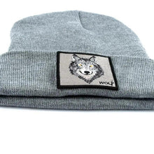 Load image into Gallery viewer, Fashionable Warm Animal Theme Wolf Knitted Unisex Beanies For Women Soft And Comfortable Beanies For Winter And Autumn
