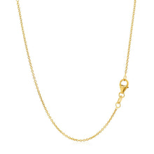 Load image into Gallery viewer, 14k Yellow Gold Round Cable Link Chain 1.2mm
