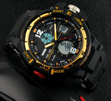Load image into Gallery viewer, Fashion Digital Army Military Watch Mens Sports  Wristwatch  Shock Resist Clock Quartz Watch Waterproof 50M
