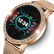 Load image into Gallery viewer, Luxury Ladies Smart Watch For Women With  Blood Pressure Heart Rate Monitor Fitness tracker And Sport Smart Band Alarm Clock Reminder Smartwatch
