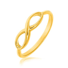 将图片加载到图库查看器，14k Yellow Gold Infinity Ring in High Polish
