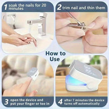 Load image into Gallery viewer, Portable LED Nail Lamp – USB Rechargeable, Quick-Dry, Compact for Manicures &amp; Pedicures
