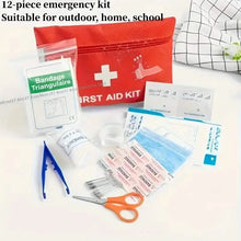 Load image into Gallery viewer, Portable First Aid Kit for Camping, Hiking &amp; Outdoor Activities
