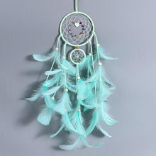 Load image into Gallery viewer, Feather Crafts Dream Catcher Brown Wind Chimes Handmade Christmas Net Handmade Wall Hanging Home Decor Dream Catcher With Feathers For Wall Hanging Car Home Balcony Decorations
