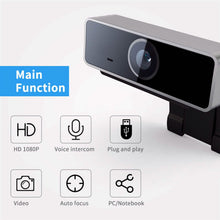 将图片加载到图库查看器，FHD 1080P Webcam USB Auto Focus with Microphone
