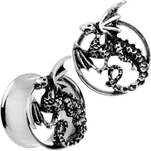 Load image into Gallery viewer, Angry Dragon Double Flare Tunnel Plug Set 6mm to 25mm
