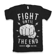 Load image into Gallery viewer, Fight Until Men's Bamboo Viscose/Organic Cotton Short Sleeve Graphic T-Shirt

