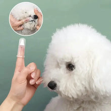 将图片加载到图库查看器，Finger Toothbrush For Dogs and Cats
