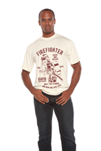 Load image into Gallery viewer, Firefighter Dept Men's Bamboo Viscose/Organic Cotton Short Sleeve Graphic T-Shirt
