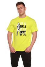 Load image into Gallery viewer, Fit is not a destination Men's Bamboo Viscose/Organic Cotton Short Sleeve Graphic T-Shirt
