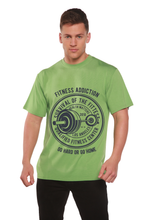 Load image into Gallery viewer, Fitness Addiction Men's Bamboo Viscose/Organic Cotton Short Sleeve Graphic T-Shirt
