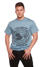 Load image into Gallery viewer, Fitness Addiction Men's Bamboo Viscose/Organic Cotton Short Sleeve Graphic T-Shirt
