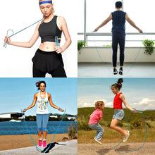 Load image into Gallery viewer, Fitness Jump Rope Exercise Light Bearing Skipping Ropes Metal Speed  Gym Training Equipment Mens Speed Jumping Rope For Training Fitness Exercise Adjustable Adults Workout Skipping Rope For Men And Women
