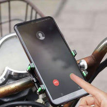 将图片加载到图库查看器，Five-Jaw Mobile Phone Holder Motorcycle Navigation Support Smartphone Bracket
