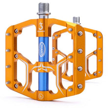 将图片加载到图库查看器，Flat Bike Pedals Road 3 Sealed Bearings Bicycle Pedals Mountain Bike Pedals Wide Platform Accessories Mountain Bike Pedals Pedals Bicycle Flat Pedals Aluminum Sealed Bearing Lightweight Platform For Road Mountain
