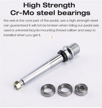 将图片加载到图库查看器，Flat Bike Pedals Road 3 Sealed Bearings Bicycle Pedals Mountain Bike Pedals Wide Platform Accessories Mountain Bike Pedals Pedals Bicycle Flat Pedals Aluminum Sealed Bearing Lightweight Platform For Road Mountain
