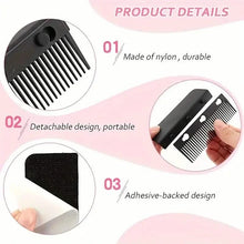 Load image into Gallery viewer, Flat Iron Comb, ABS Plastic Handle Hair Straightener Comb Attachment
