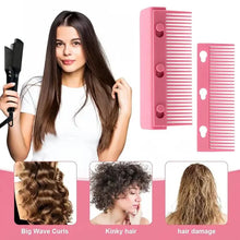 Load image into Gallery viewer, Flat Iron Comb, ABS Plastic Handle Hair Straightener Comb Attachment
