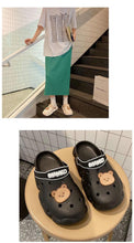 将图片加载到图库查看器，Flat Slippers For Women Summer Slipper Cute Sandals Casual Shoes Hollow Out Mesh Sandal Clogs Sandals Quick Drying Slippers Walking Lightweight Rain Beach Summer Pool Water Shoes Breathable Footwear
