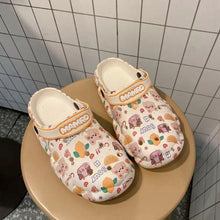 将图片加载到图库查看器，Flat Slippers For Women Summer Slipper Cute Sandals Casual Shoes Hollow Out Mesh Sandal Clogs Sandals Quick Drying Slippers Walking Lightweight Rain Beach Summer Pool Water Shoes Breathable Footwear
