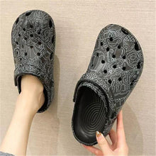 将图片加载到图库查看器，Flat Slippers For Women Summer Slipper Cute Sandals Casual Shoes Hollow Out Mesh Sandal Clogs Sandals Quick Drying Slippers Walking Lightweight Rain Beach Summer Pool Water Shoes Breathable Footwear
