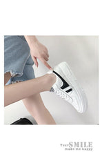 Load image into Gallery viewer, Flats Women's Sneakers  Casual Breathable Female Lace Up Woman Comfort Walking Shoes White Women Breathable Sneakers Casual Sports Flat Low Top Sneaker Lace-up Classic Design
