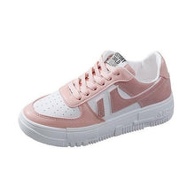 Load image into Gallery viewer, Flats Women's Sneakers  Casual Breathable Female Lace Up Woman Comfort Walking Shoes White Women Breathable Sneakers Casual Sports Flat Low Top Sneaker Lace-up Classic Design
