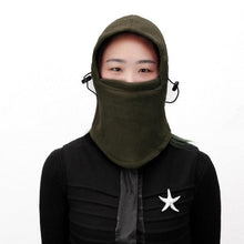 Load image into Gallery viewer, Fleece Plush Balaclava Winter Women Waterproof Mask Snood Scarf Beanie Hat Outdoor Hiking Head Hood Neck Warmer Bonnets Fashion Balaclava Shawl Women Winter Hat Soft Knitted Hooded Neck Collar Cap Beanie Hat Warm Scarf Unisex Bonnet Hooded Scarf Hat
