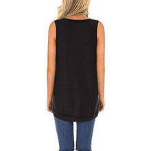 Load image into Gallery viewer, Women's Summer Tank Tops Leopard Pocket Sleeveless Blouse

