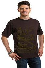 Load image into Gallery viewer, Flight Training Men's Bamboo Viscose/Organic Cotton Short Sleeve Graphic T-Shirt
